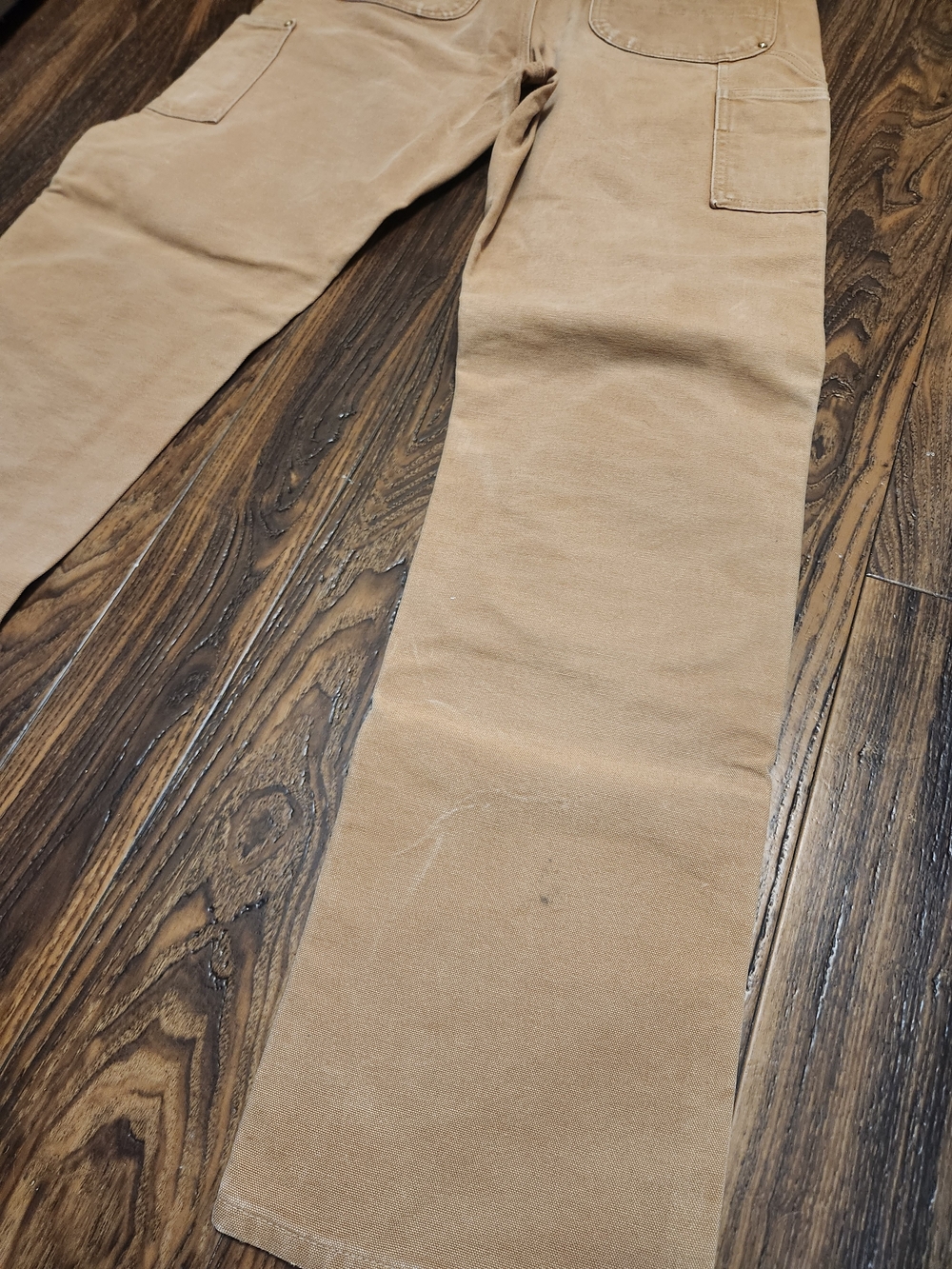 Carhartt Men's B01 Double Front Work Pants Brown Gold Men's 33x36 - Picture 6 of 9